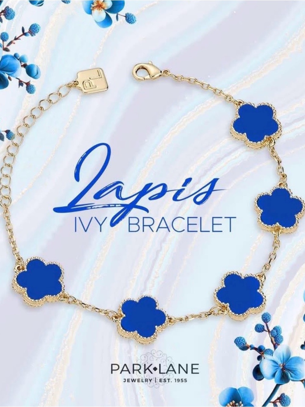 Park Lane Lapis Blue “Ivy” Bracelet! NWOT!!